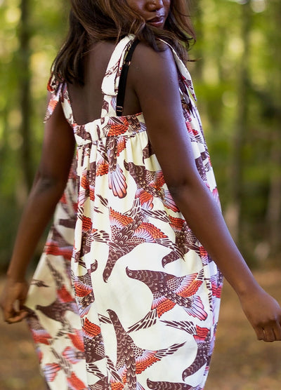 Honey Dress in High Noon Tencel Print