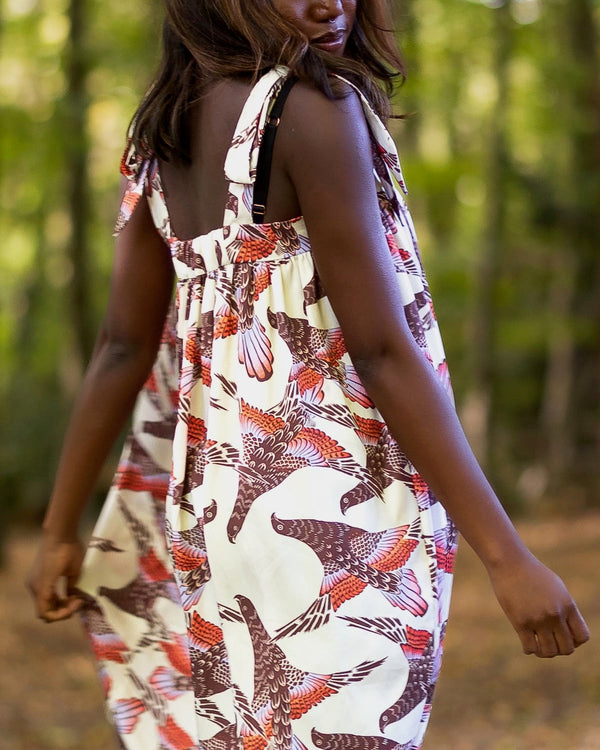 Honey Dress in High Noon Tencel Print