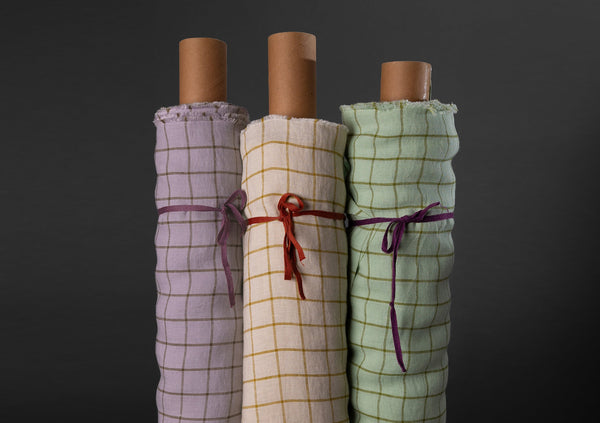 New Linen Ginghams for Spring