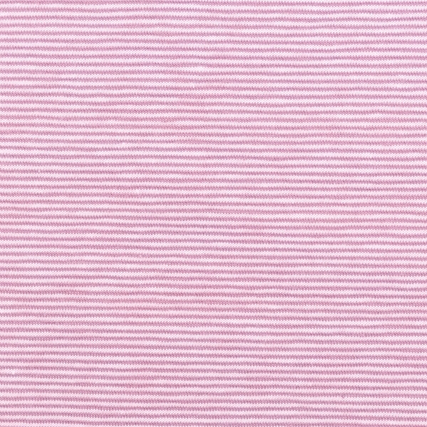 Needle Stripe Cotton Jersey - Cotton Candy