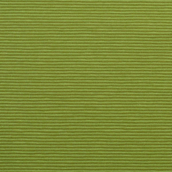 Needle Stripe Cotton Jersey - Kiwi / Chartreuse