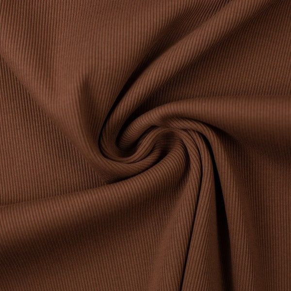 Cotton Ribbing - 177 Brown