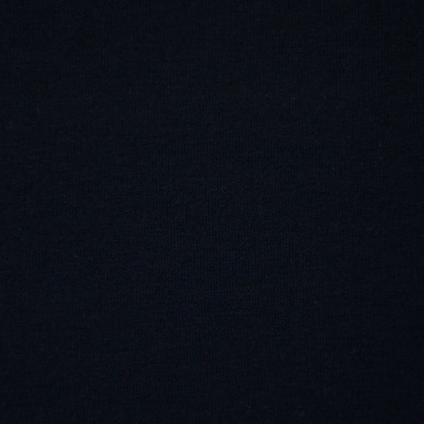 Medium Weight Cotton Loopback Jersey - Navy