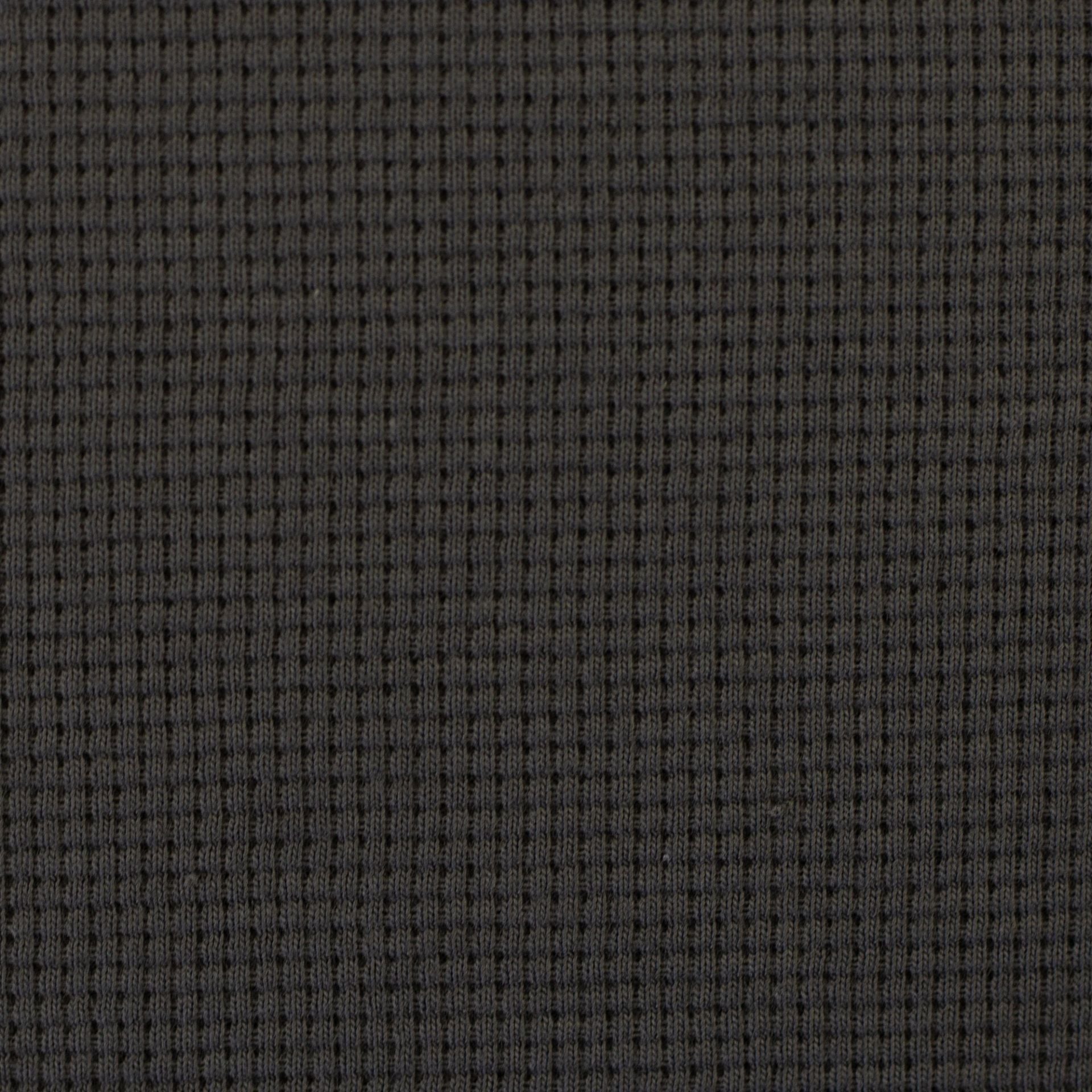 Waffle Jersey - Anthracite Grey