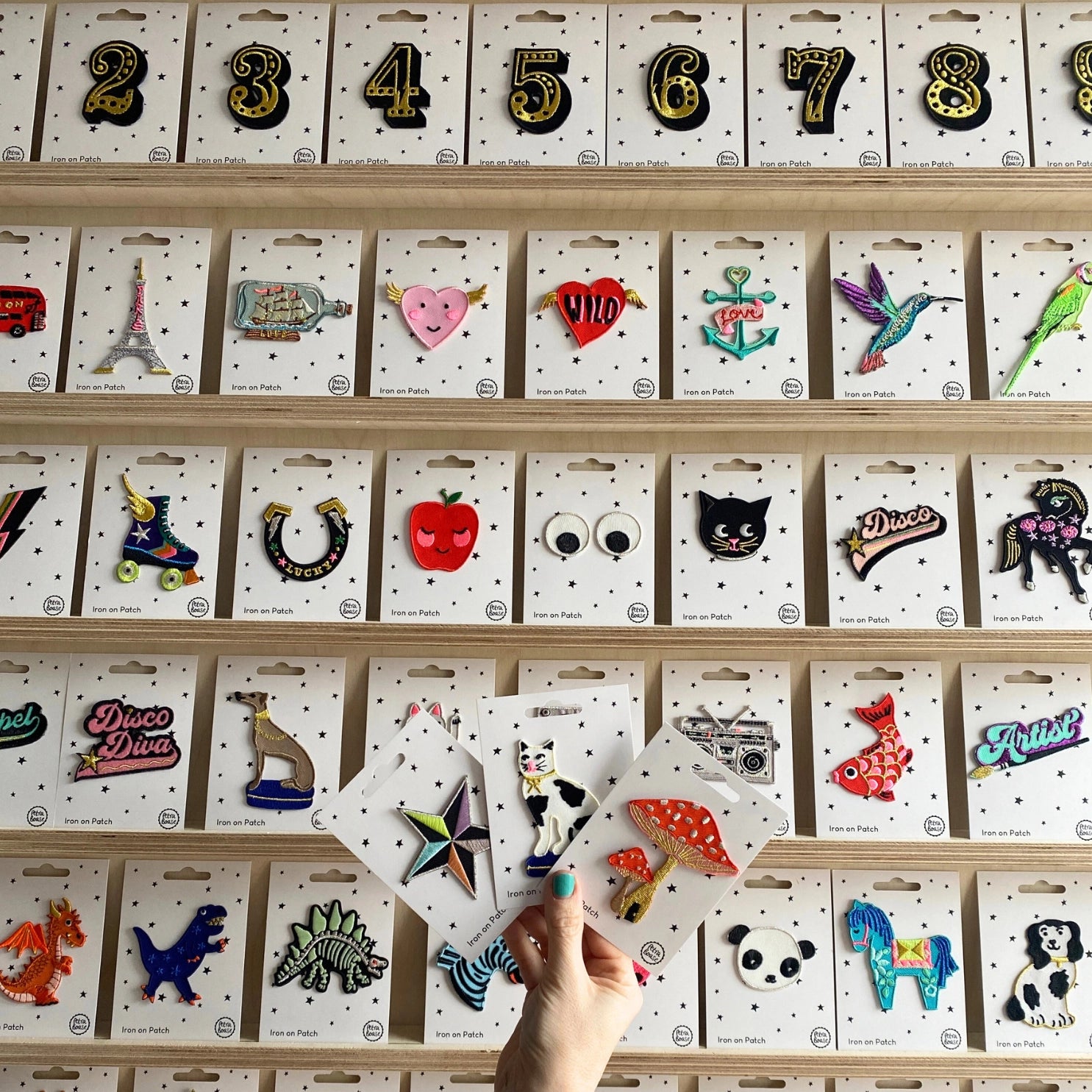 Iron-On Patch - Hummingbird