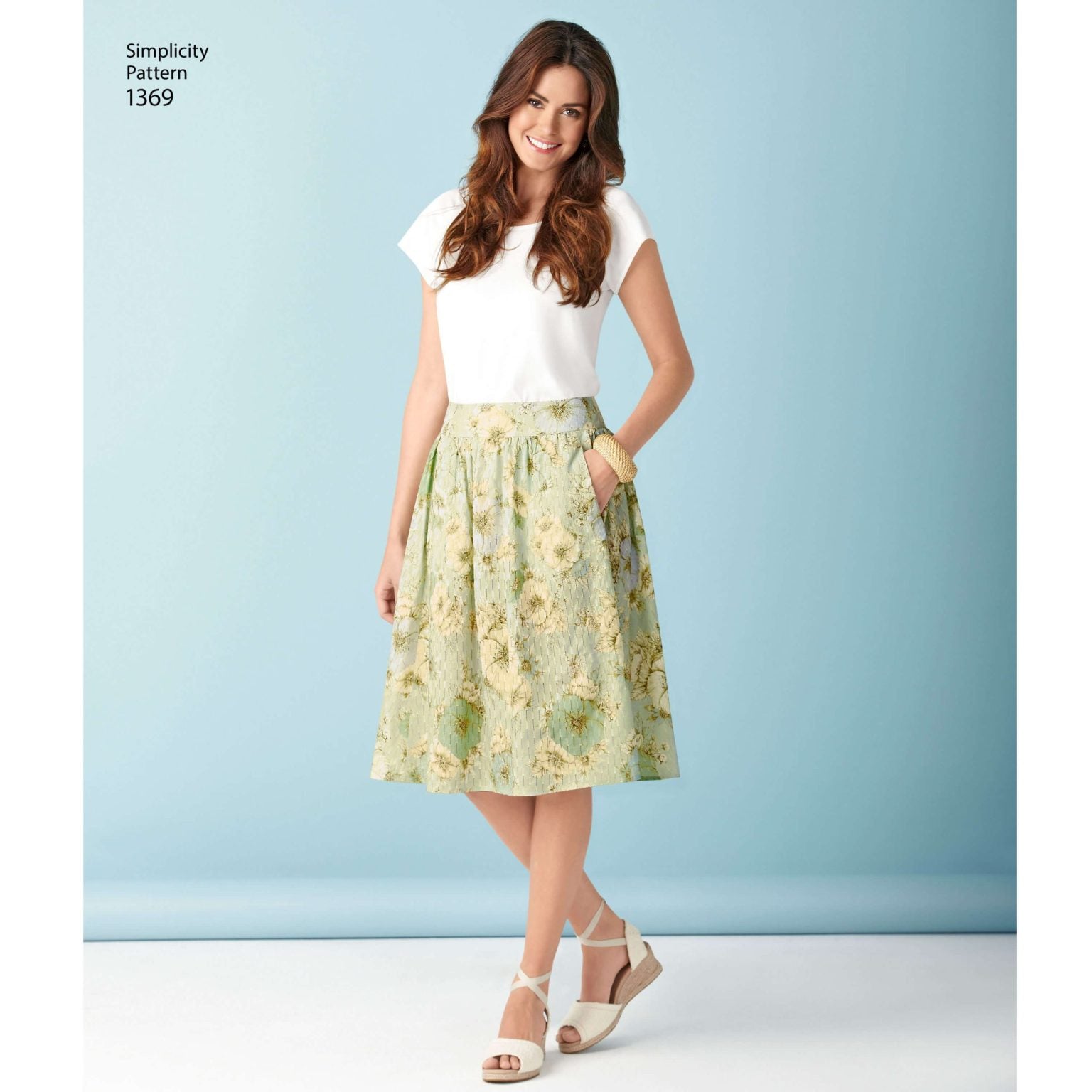 Women's Gathered Skirt in 3 Lengths S1369