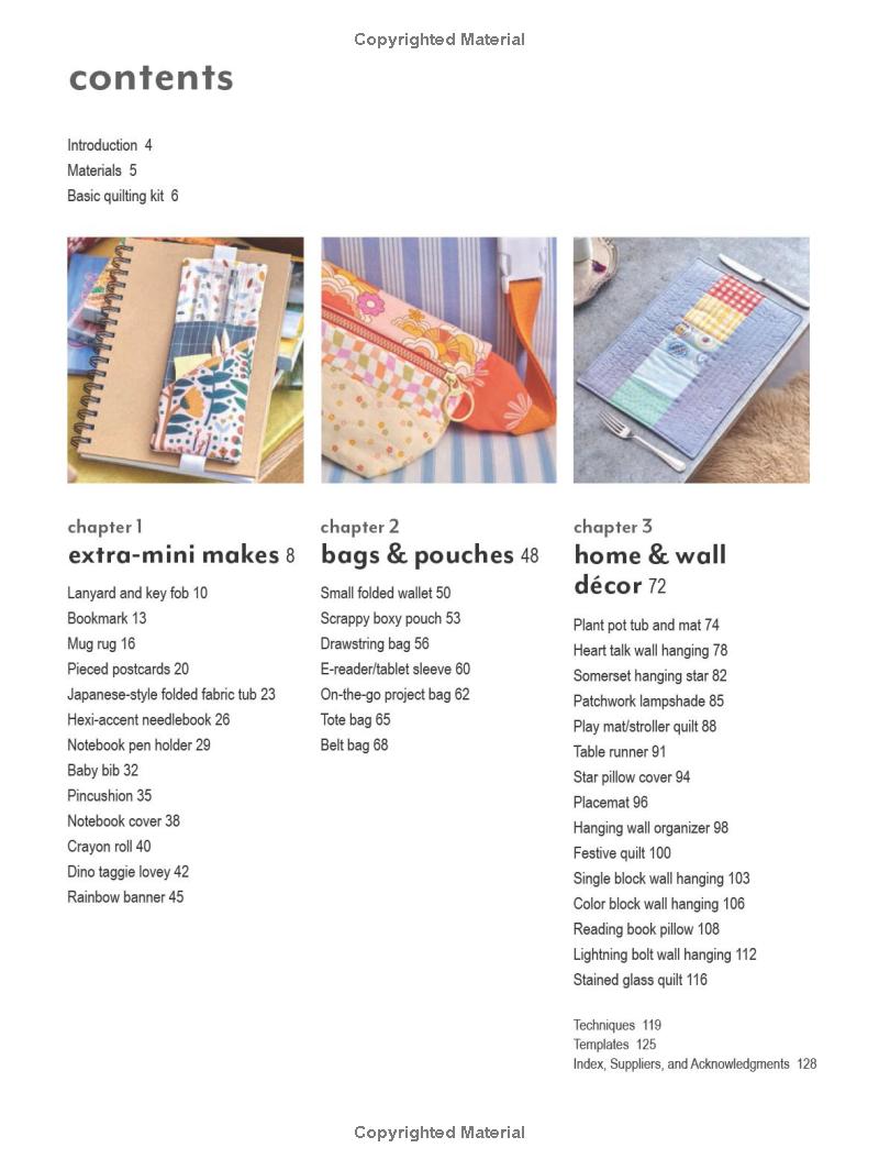 Mini Quilting - Laura Strutt