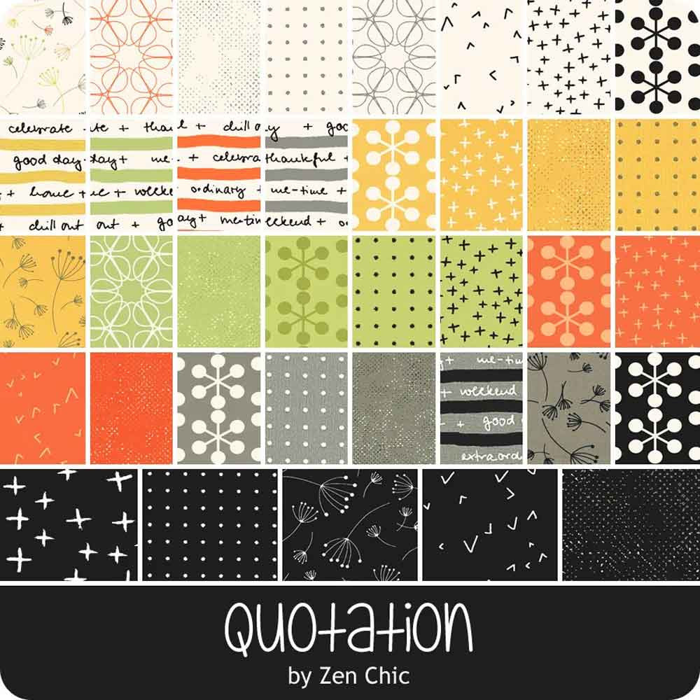 Zen Chic Quotation - Mini Charm Pack