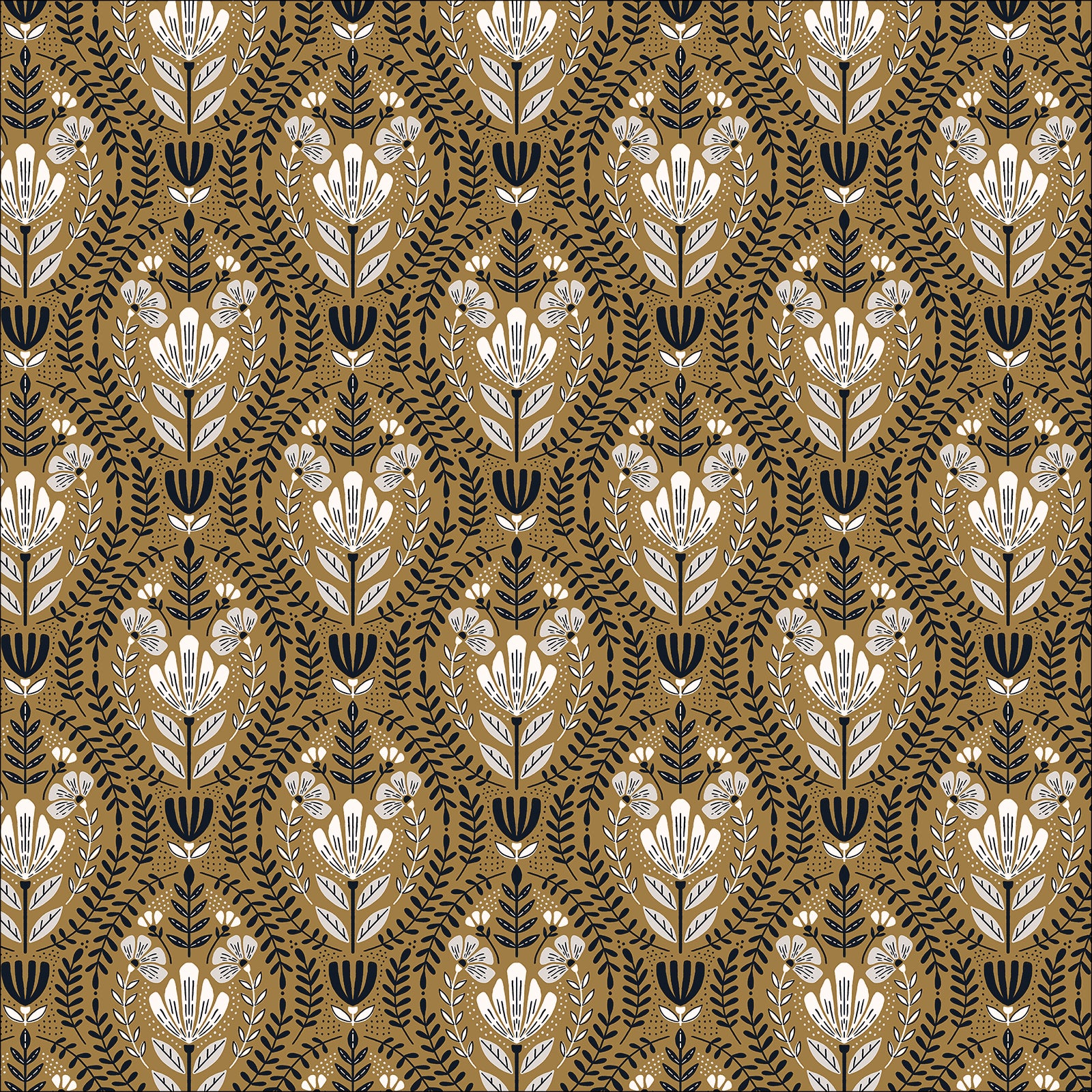 Printed Organic Cotton Poplin - Ezra from Grassroots by Amy MacCready