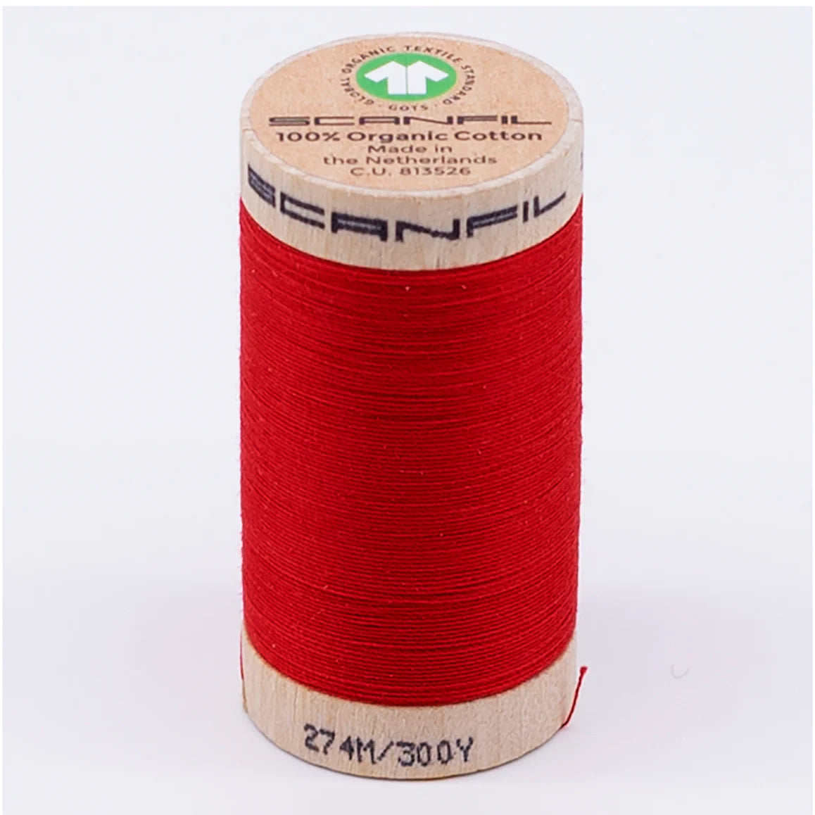 Organic Thread - 275m - 4805 - Red