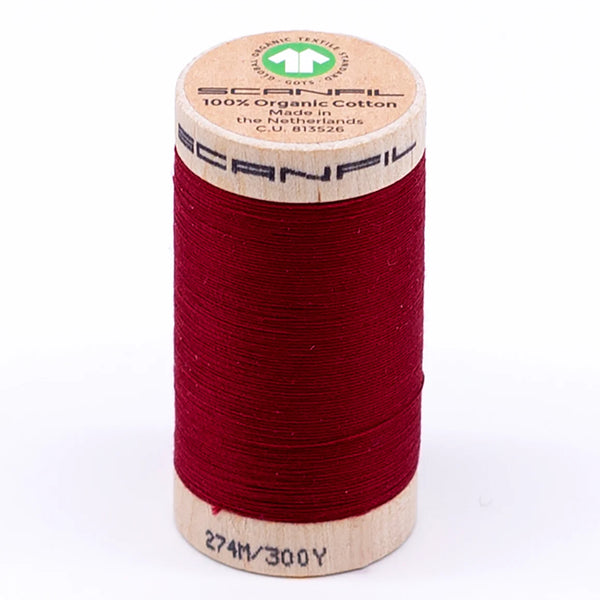 Organic Thread - 275m - 4806 - Burgundy