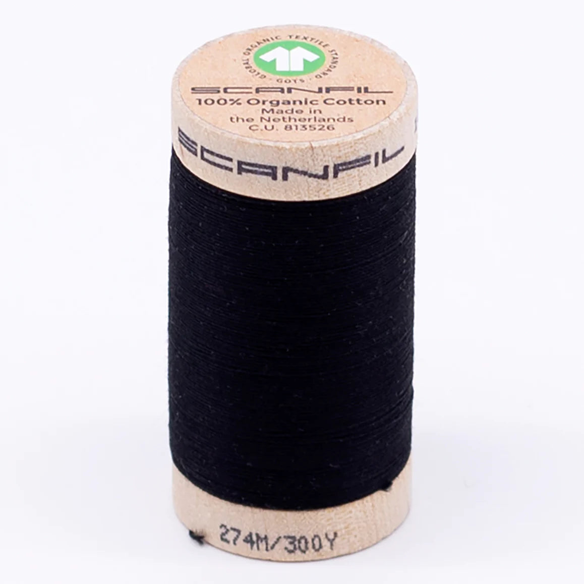 Organic Thread - 275m - 4808 - Black