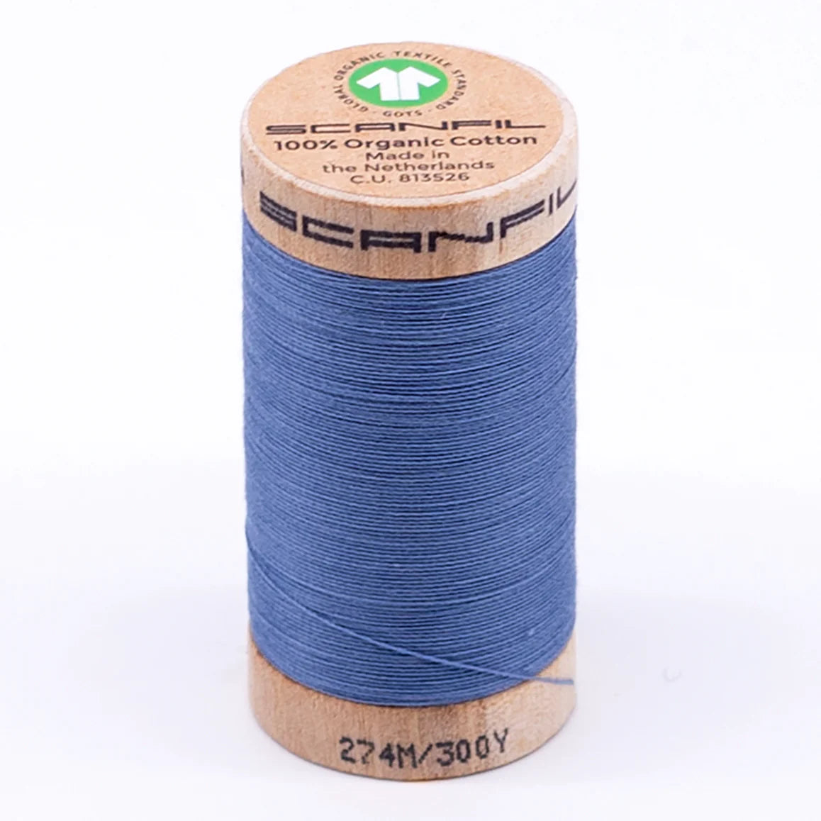 Organic Thread - 275m - 4816 - Denim