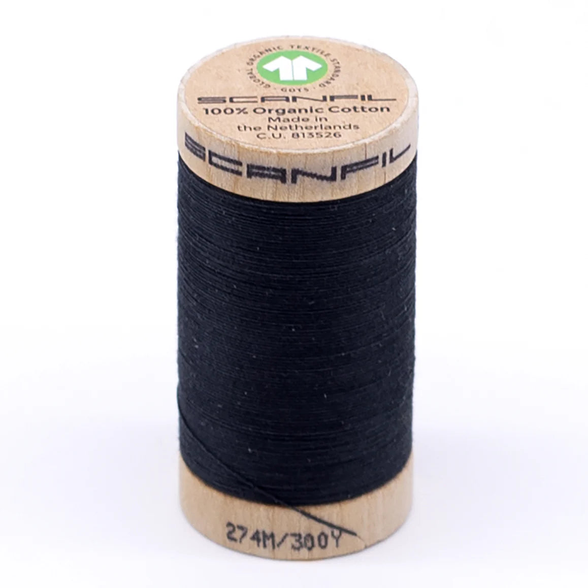 Organic Thread - 275m - 4833 - Charcoal