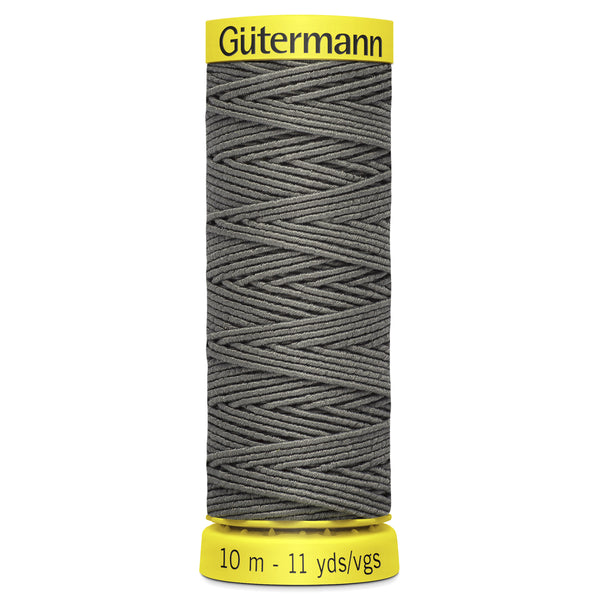 Gutermann Shirring Elastic -  10m Grey