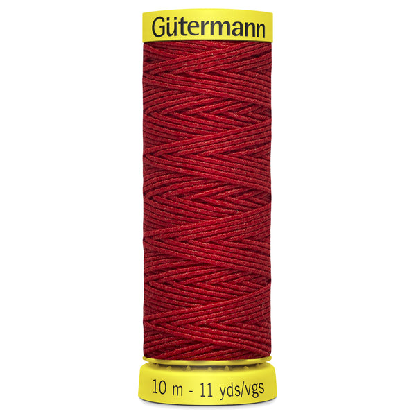 Gutermann Shirring Elastic -  10m Red