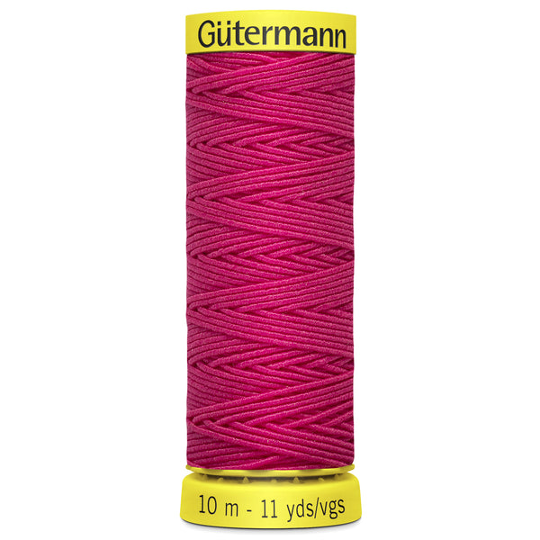 Gutermann Shirring Elastic -  10m Hot Pink