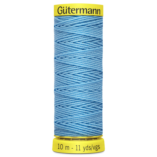 Gutermann Shirring Elastic -  10m Sky Blue
