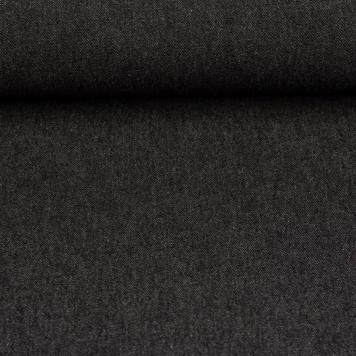 Washed Cotton Denim 8oz - Black