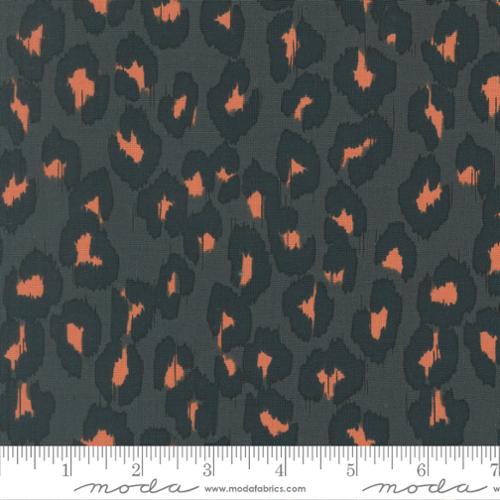 Printed Cotton Poplin - Jessica Rose - Sunlit Ruins - Dusk Ikat