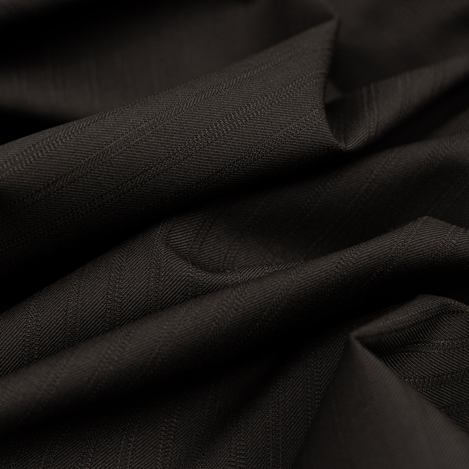 Railroad Wool Suiting - Black