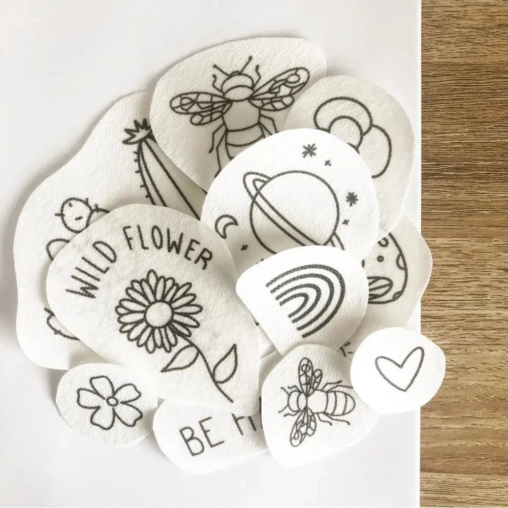 Mindful Mantra Stick and Stitch Embroidery Patterns - T-Shirt Motif