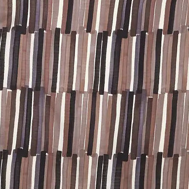 Japanese printed cotton double gauze - Brown