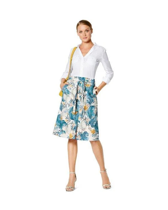 Burda 6235 - Misses Skirt Pattern In Two Lengths