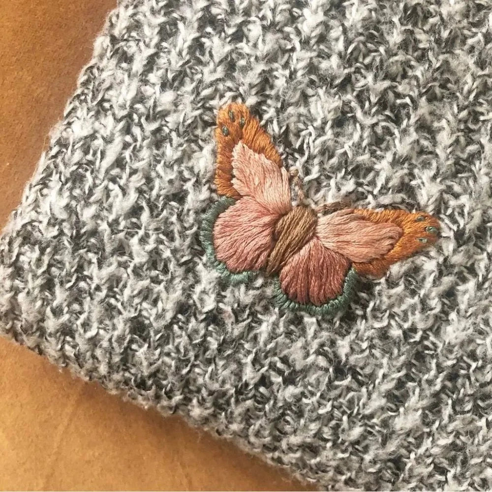 Mindful Mantra Stick and Stitch Embroidery Patterns - T-Shirt Motif