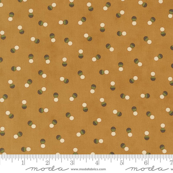 Printed Cotton Poplin -  Unity by Moda - Cognac