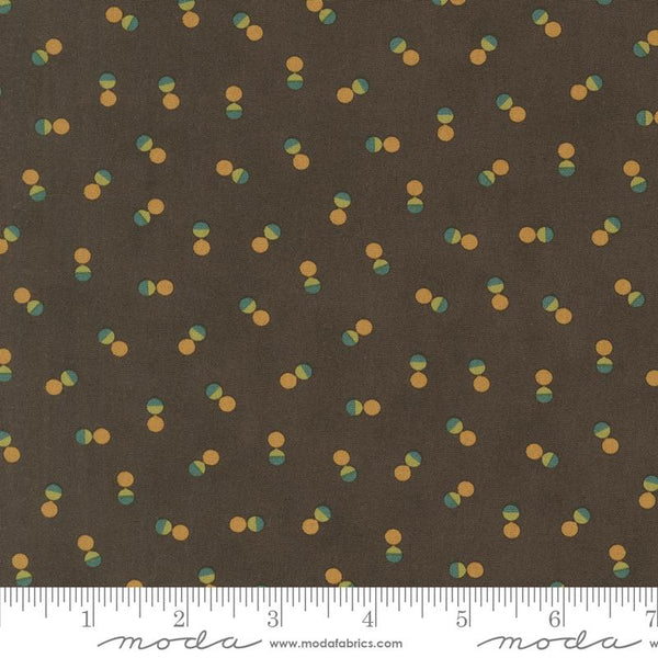 Printed Cotton Poplin - Unity by Moda - Chocolate