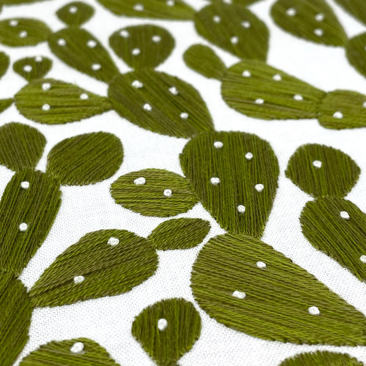 Embroidery and Sage Embroidery Kit - Prickly Pears