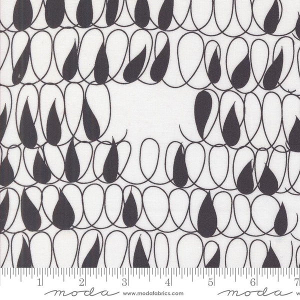 Printed Cotton Poplin - Zen Chic - Simply Cozy - Drops Blenders - White