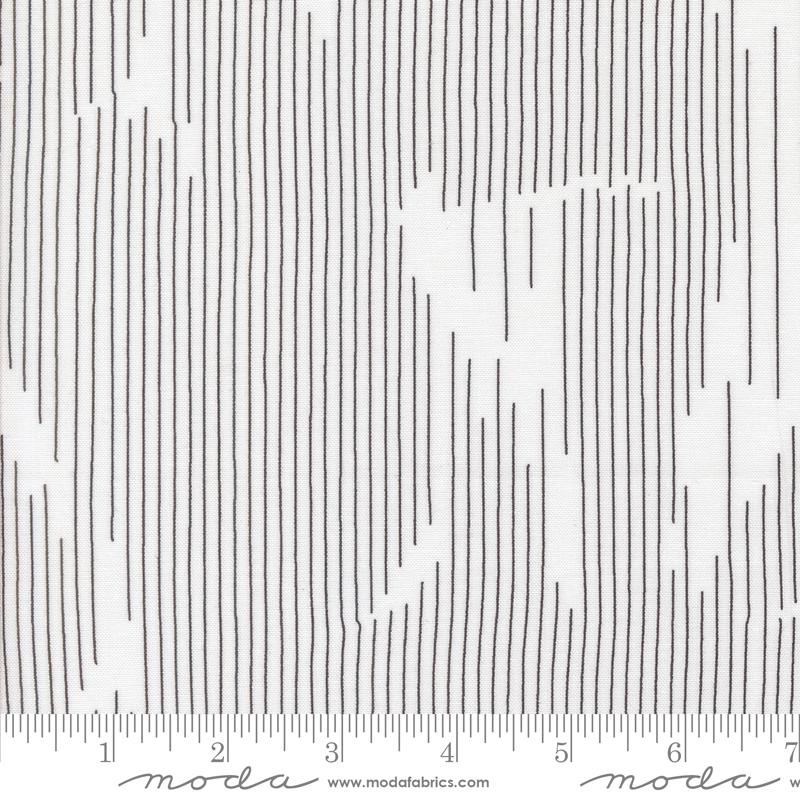 Printed Cotton Poplin - Zen Chic - Simply Cozy - Dash - White