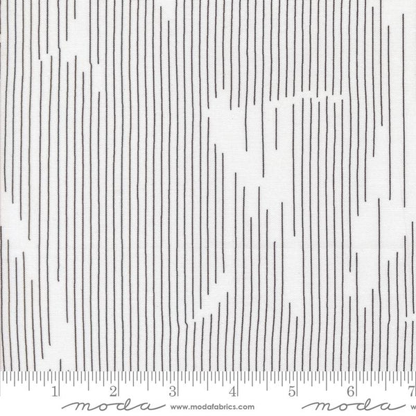 Printed Cotton Poplin - Zen Chic - Simply Cozy - Dash - White