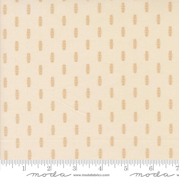 Printed Cotton Poplin - Rainier - Bug - Eggshell