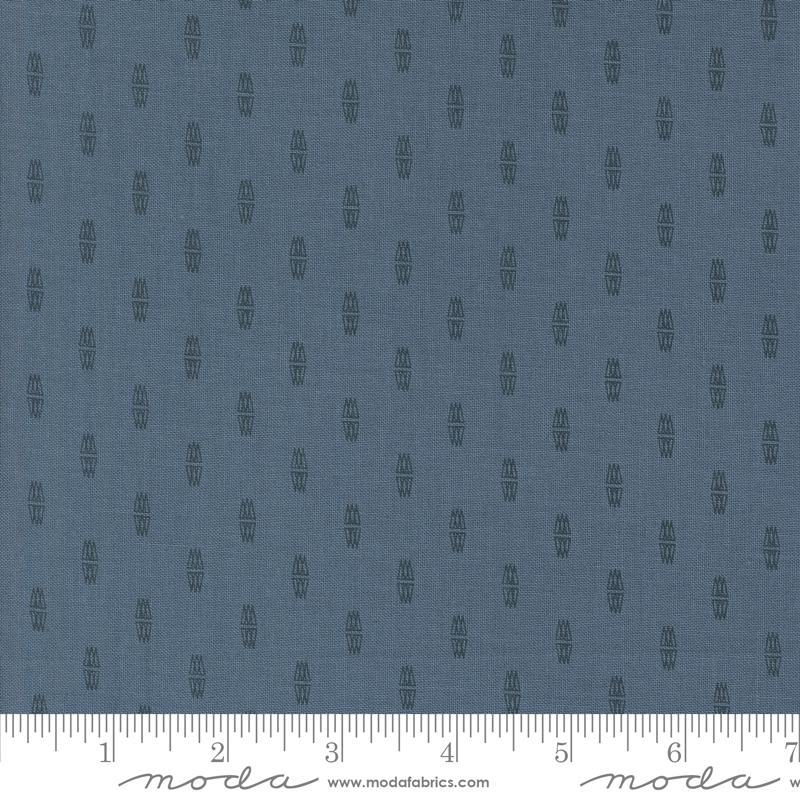 Printed Cotton Poplin - Rainier - Bug - Nantucket