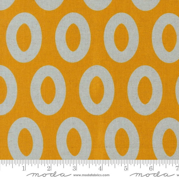 Printed Cotton Poplin - Zen Chic - Urban Whisper - Loop Geometric Dots - Sunset