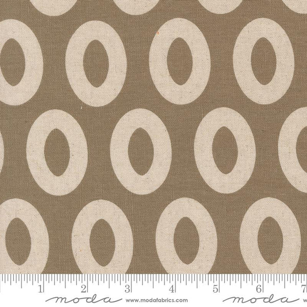 Printed Cotton Poplin - Zen Chic - Urban Whisper - Loop Geometric Dots - Graphite