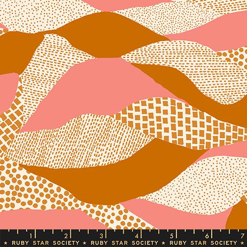 Printed Cotton Poplin - Ruby Star - Reimagined Landscapes - Hills, Saddle
