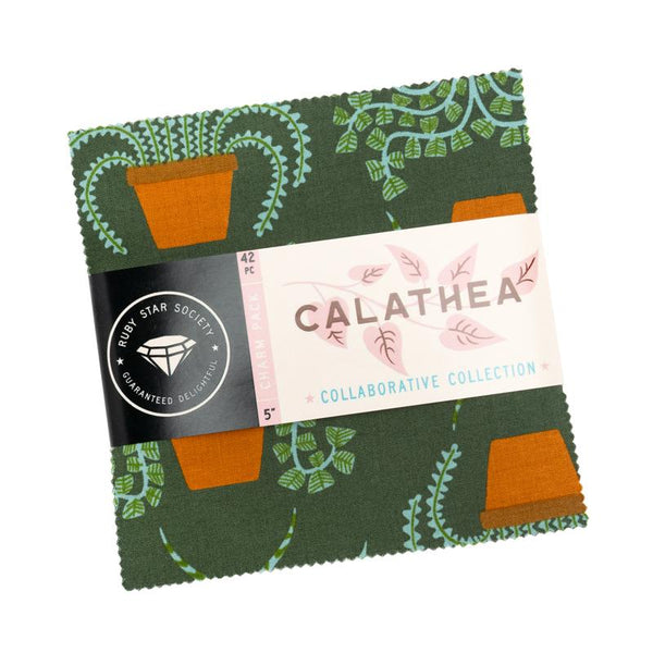 Ruby Star - Calathea - Charm Pack