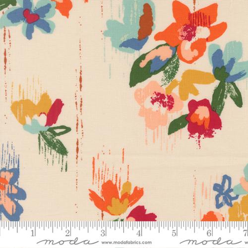 Printed Cotton Poplin - Boho Haven - Boho - Eggshell