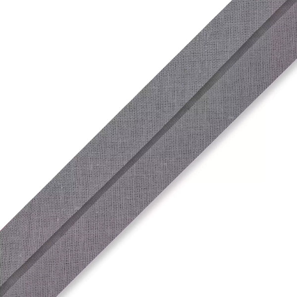 Prym Cotton Bias Binding 30mm - 402 Grey