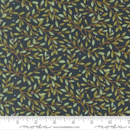 Printed Cotton Poplin - Family Tree - Sprig - Night Sky
