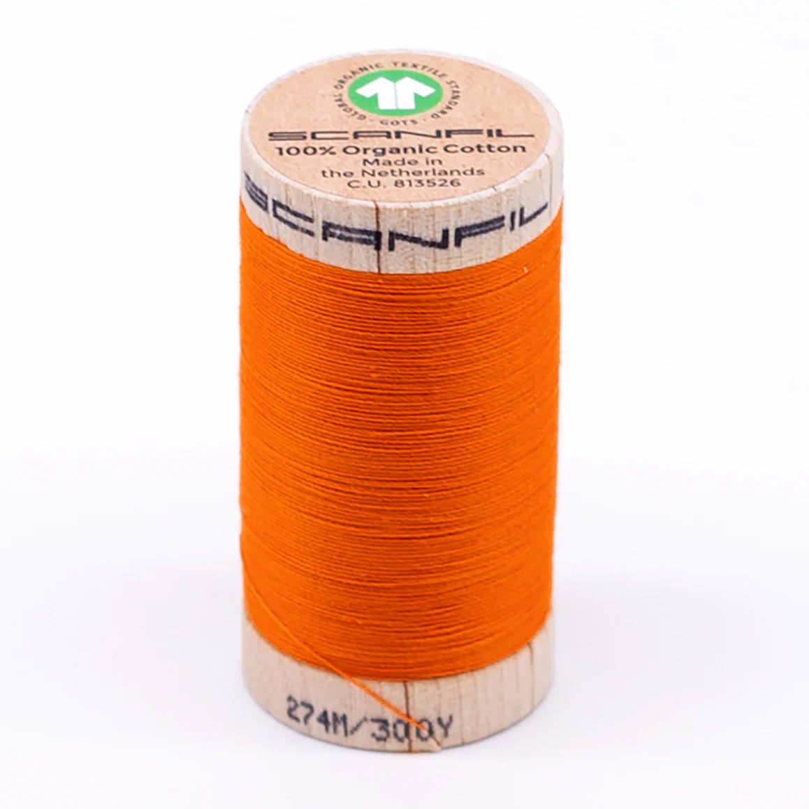 Organic Thread - 275m - 4857 - Tangelo