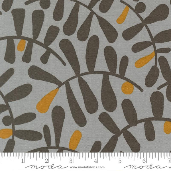 Printed Cotton Poplin - Zen Chic Mira - Calm - Light Grey