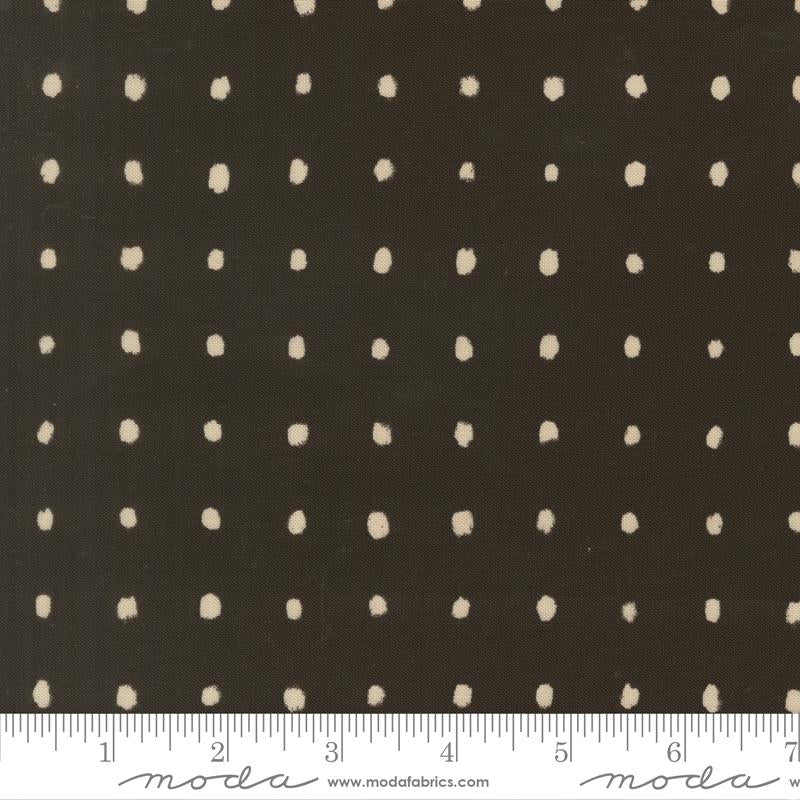Printed Cotton Poplin - Zen Chic Mira - Pure - Raven