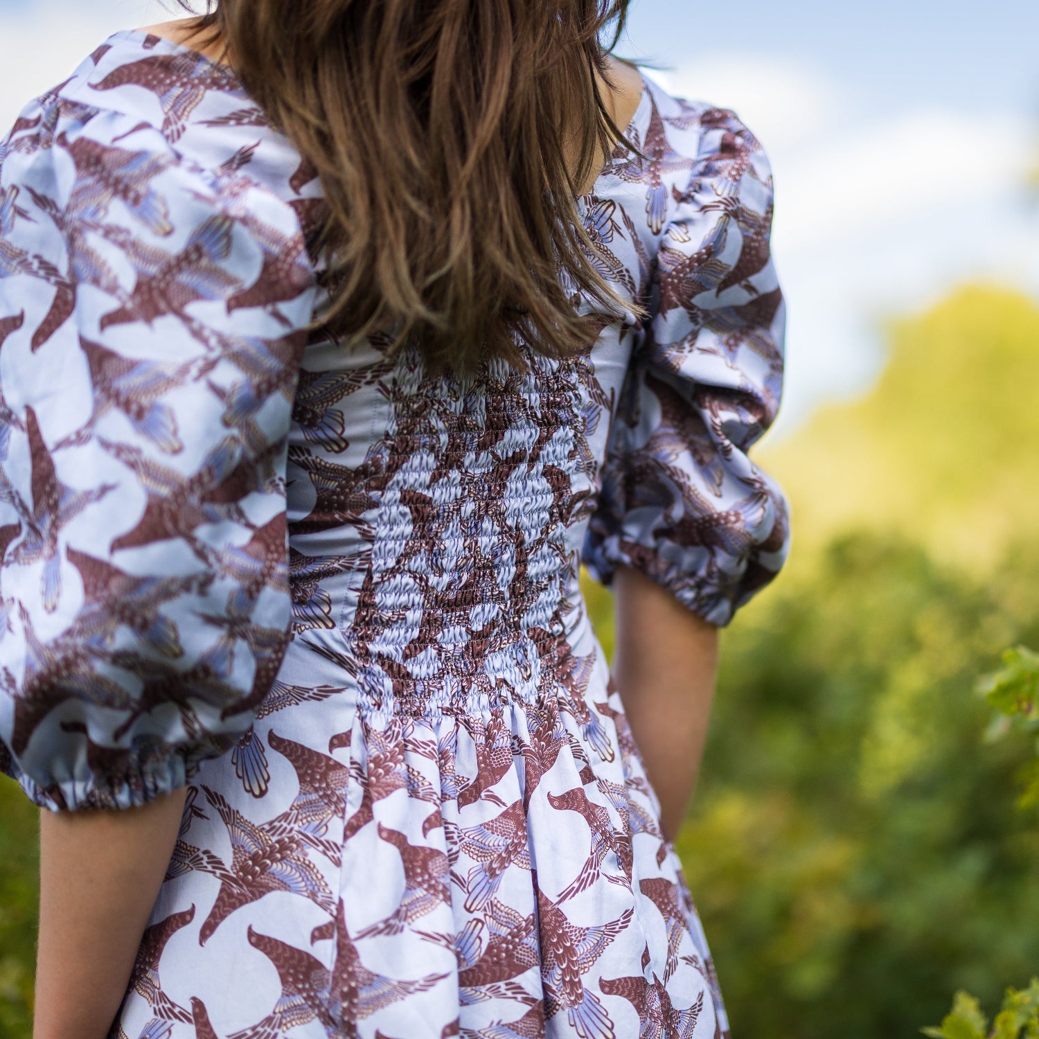 High Noon Printed Tencel - Hawks - Dusk