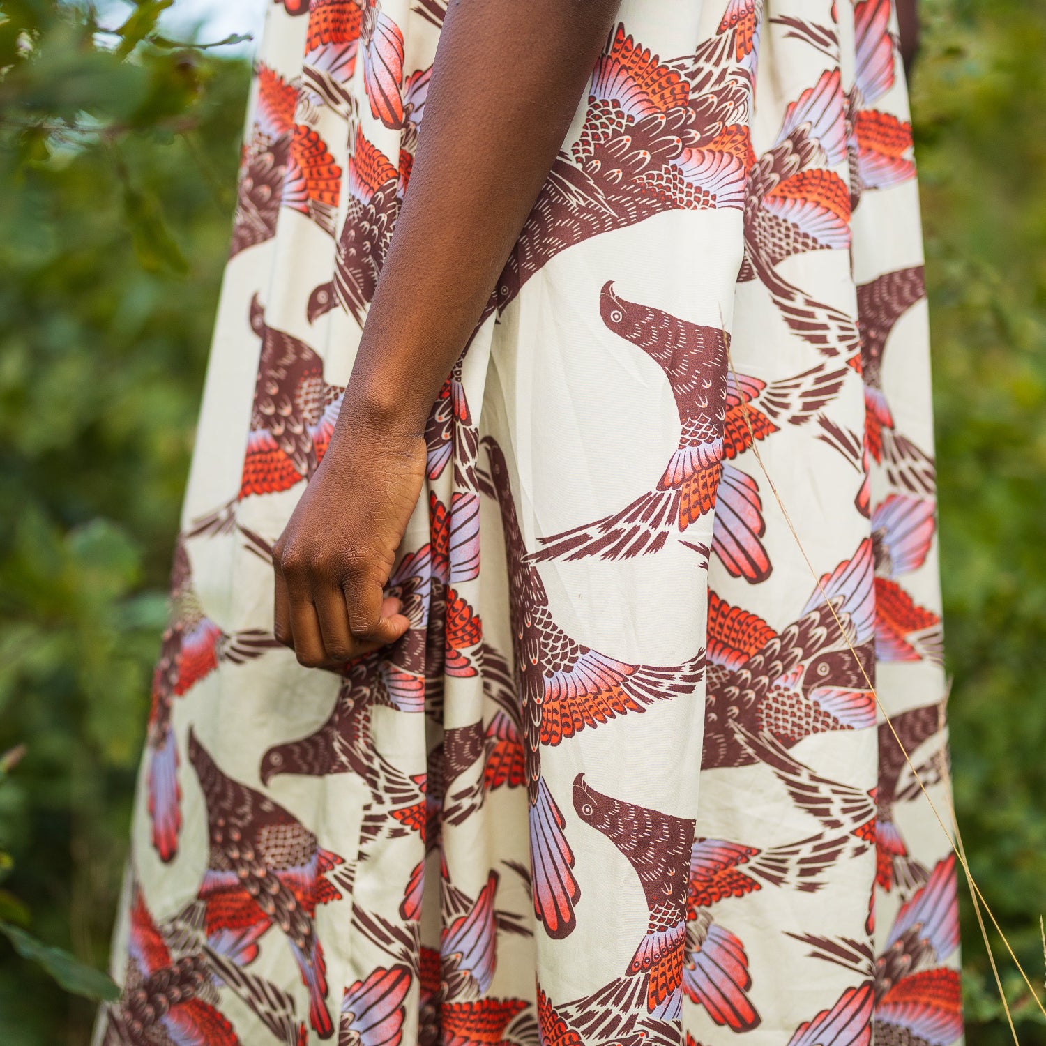 High Noon Printed Tencel - Hawks - Dawn
