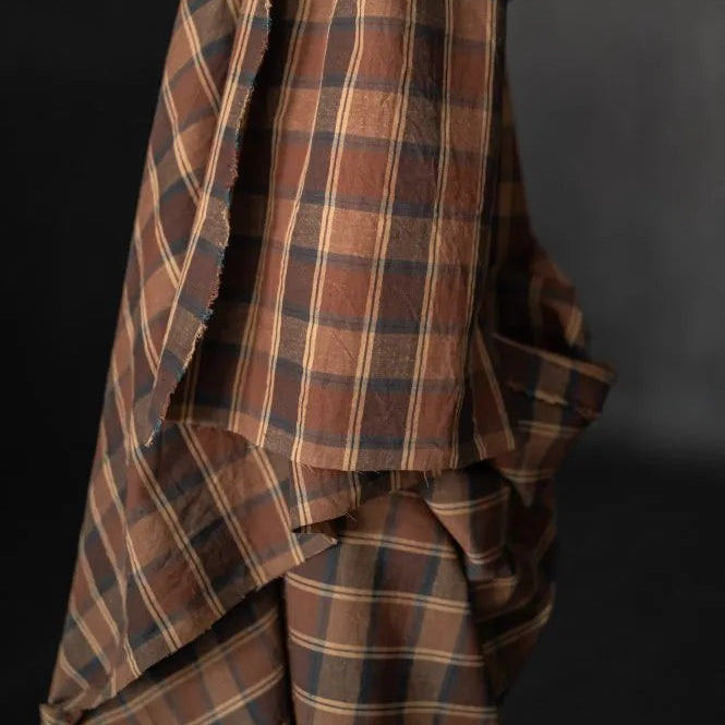 Merchant & Mills - Organic Cotton / Linen Check - Mallion